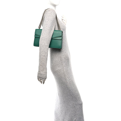 Gucci Dollar Calfskin Crystal Small Dionysus Shoulder Bag Emerald 2 of 10