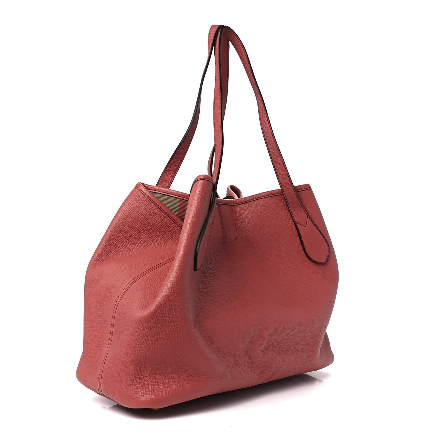 Grainy Calfskin Medium Honeybrook Tote Pink