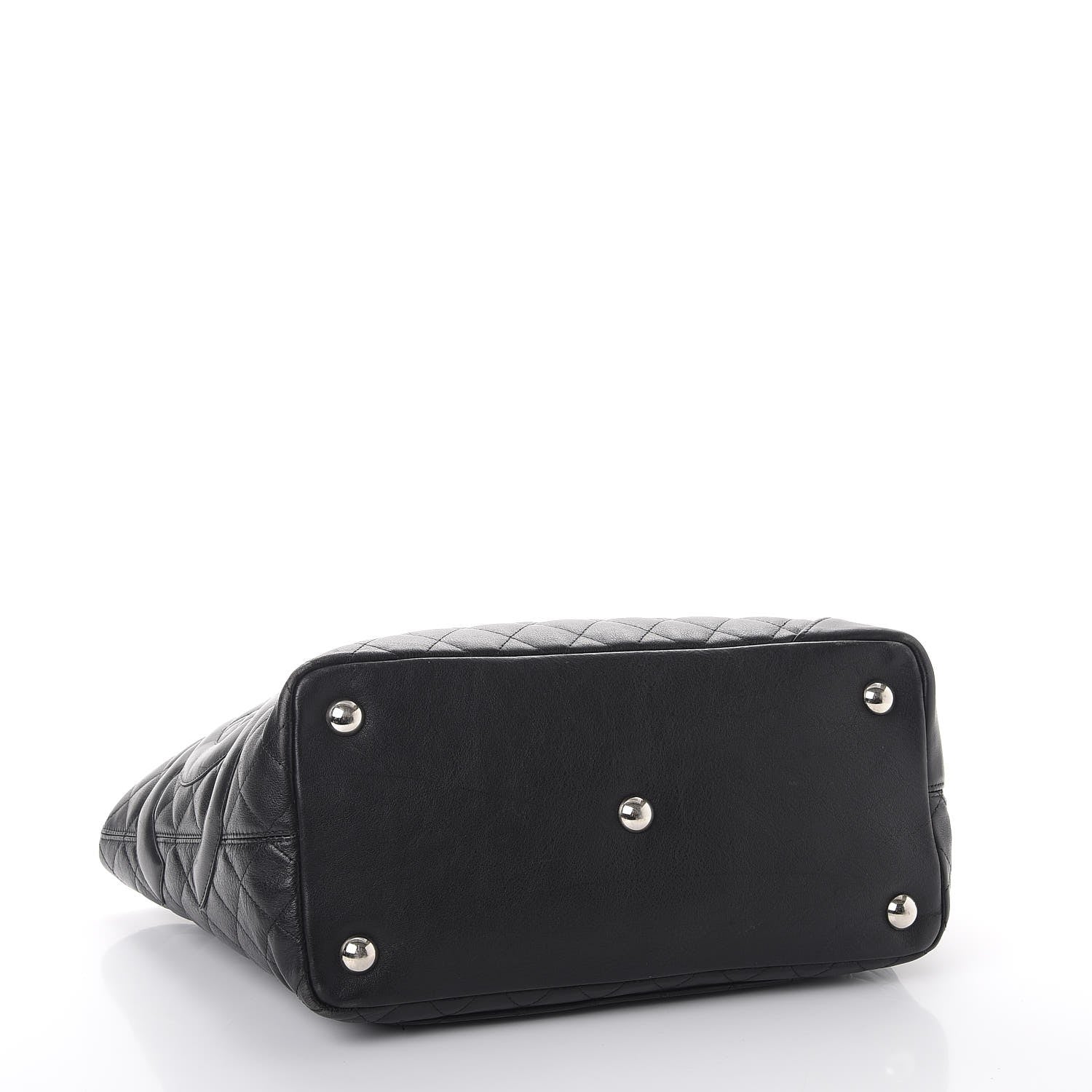 Chanel Calfskin Quilted Large Cambon Tote Black 4 of 12
