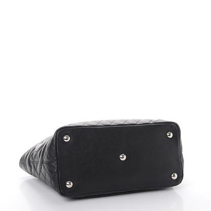 Chanel Calfskin Quilted Large Cambon Tote Black 4 of 12