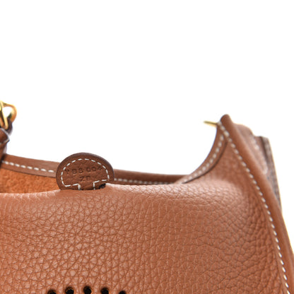 Hermes Taurillon Clemence Evelyne TPM Gold 7 of 11