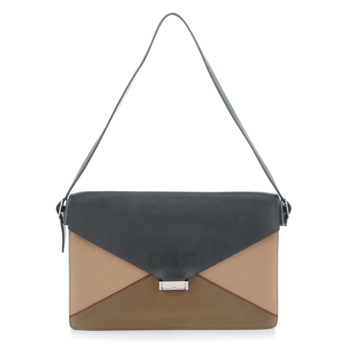 Smooth Calfskin Medium Tri-Color Diamond Shoulder Bag