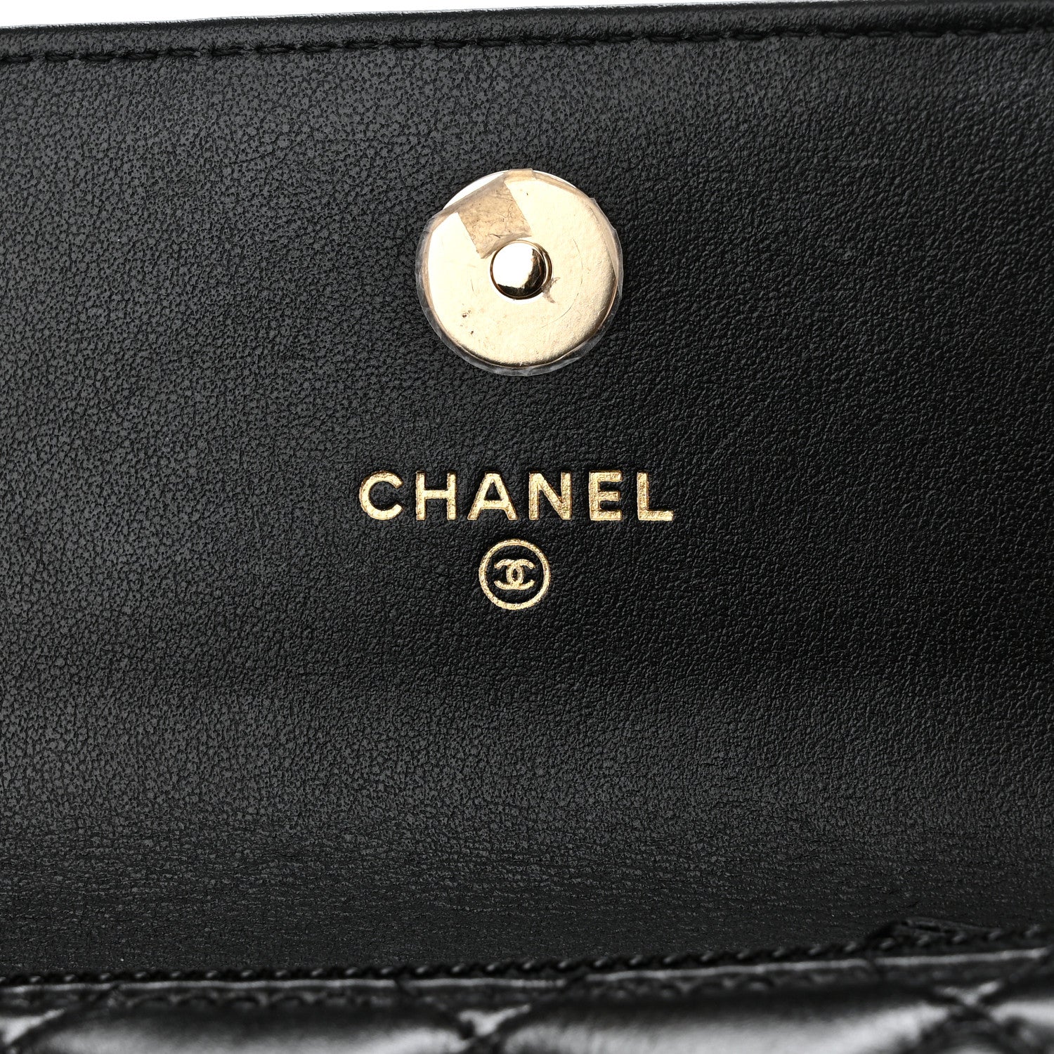 Chanel Calfskin Quilted Maxi Pearls Clutch With Chain Black 6 of 13