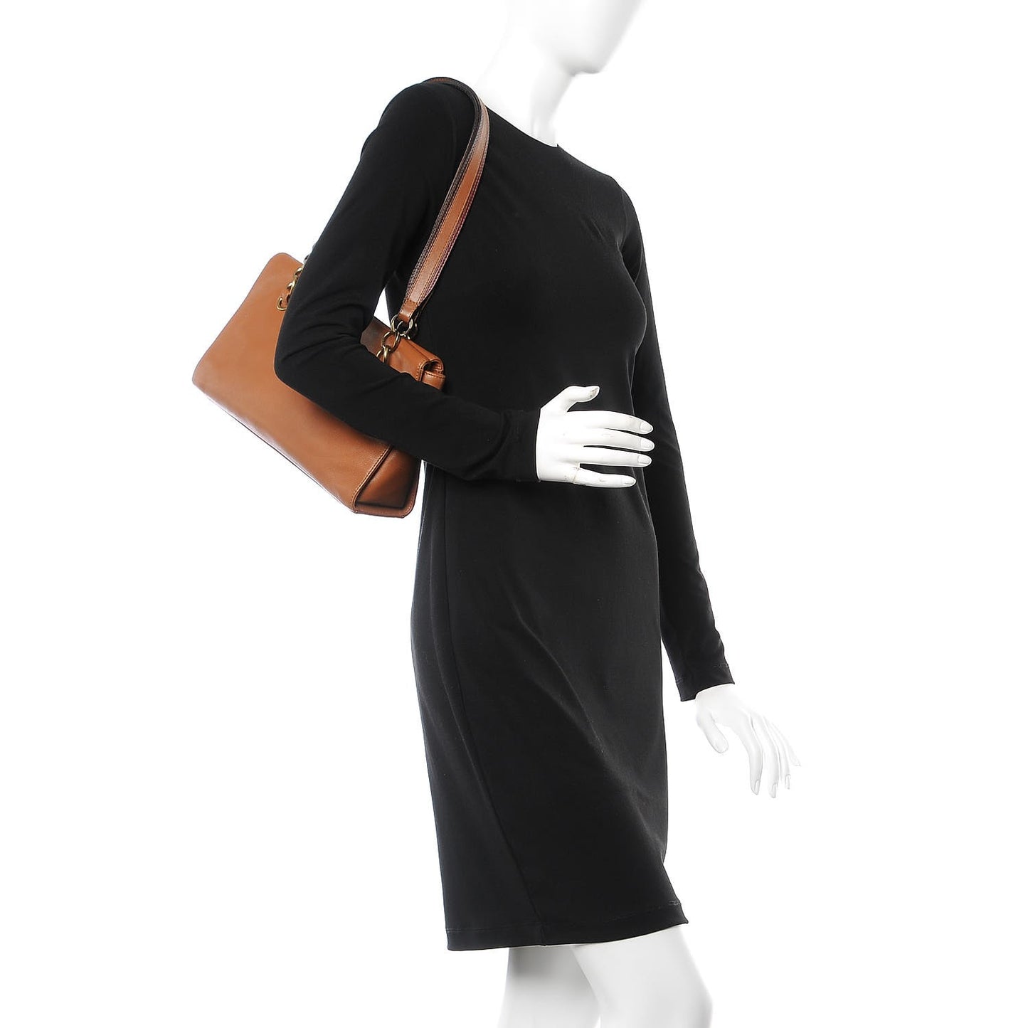 Deerskin Shoulder Bag Brown