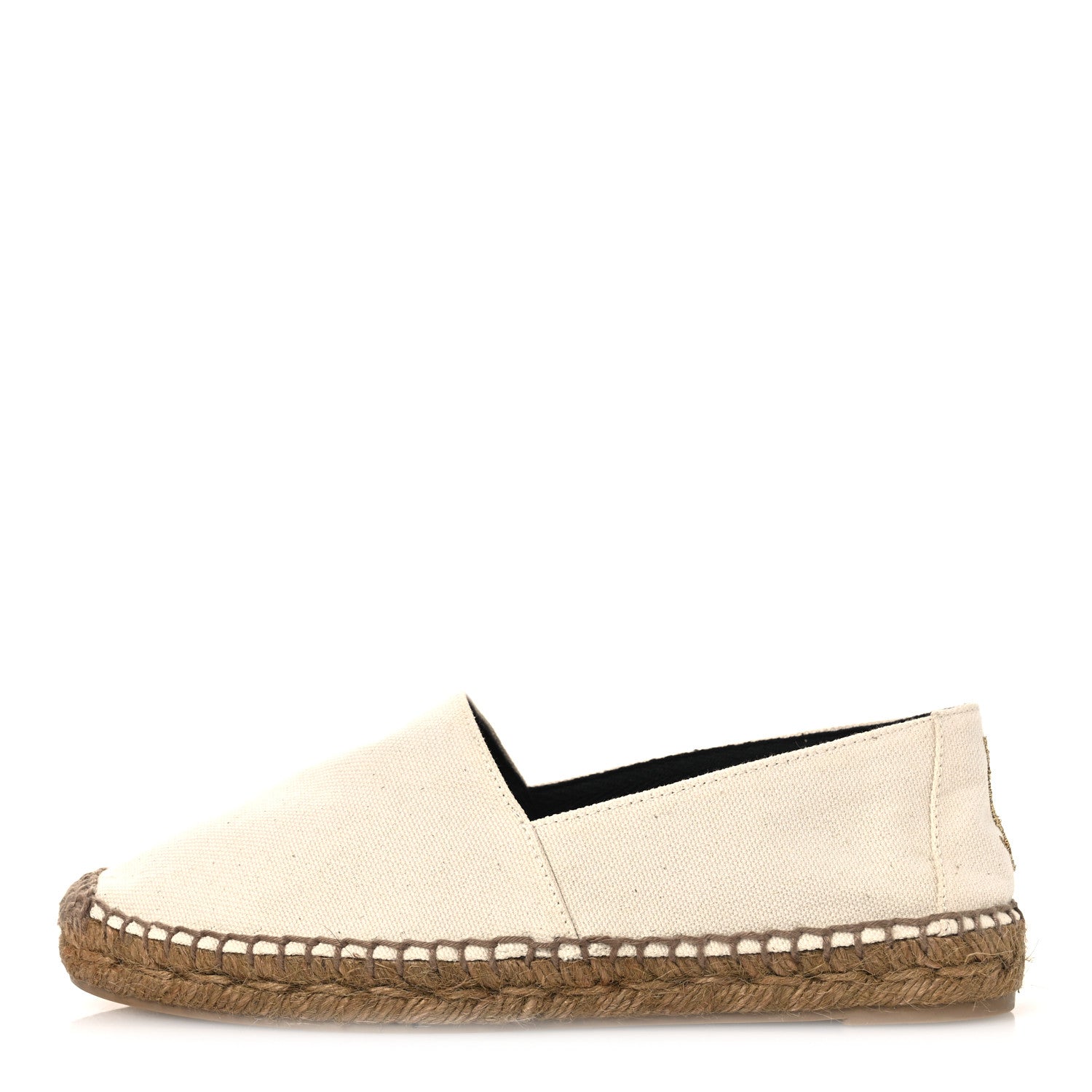 Saint Laurent Canvas Elba Espadrilles 37 Sweet Cream 1 of 12