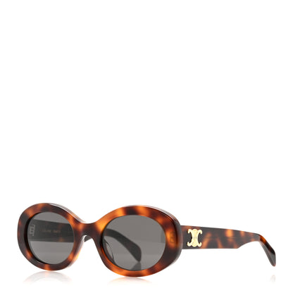 Celine Acetate Triomphe 01 Sunglasses CL 40194U Tortoise 1 of 14
