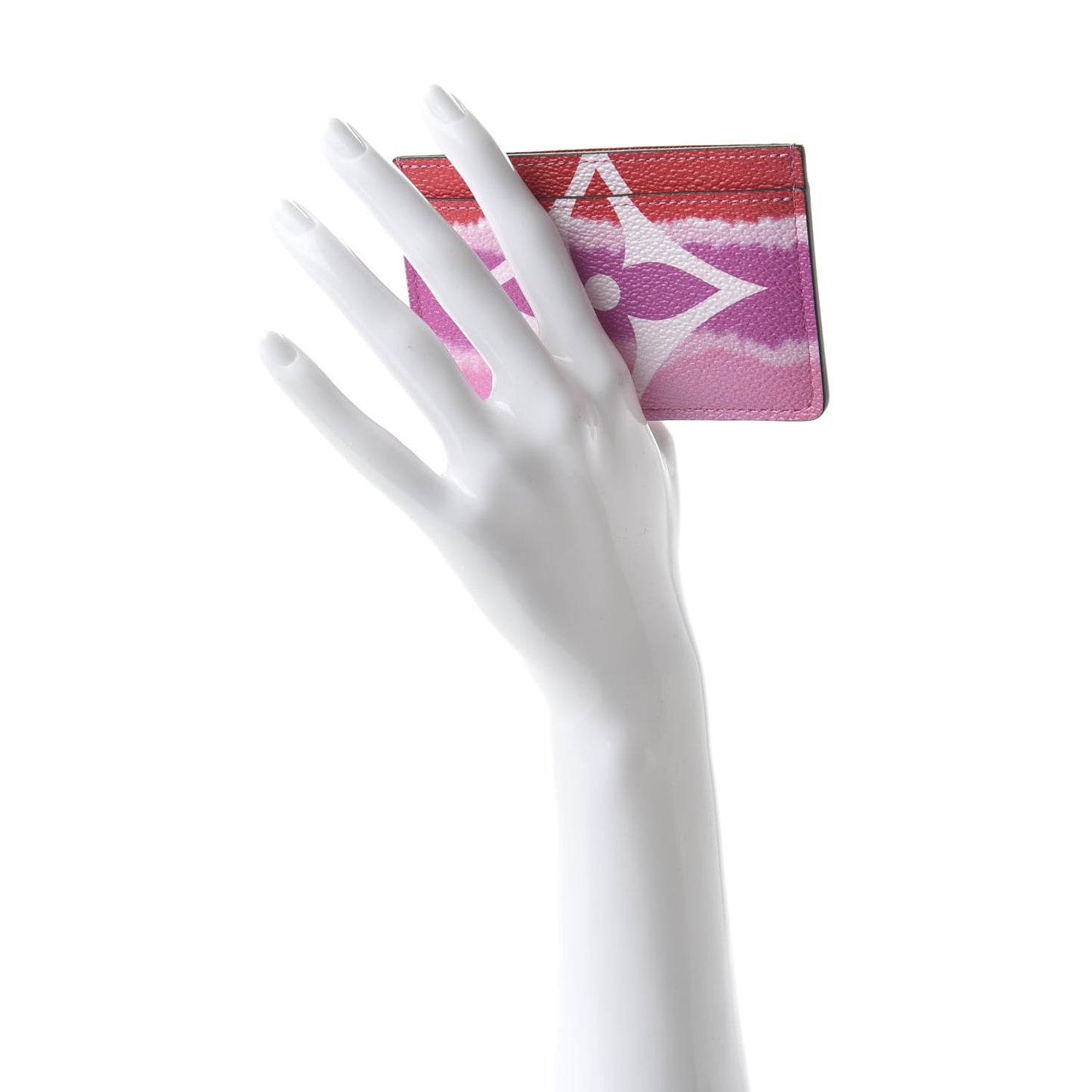 Monogram Escale Card Holder Rouge