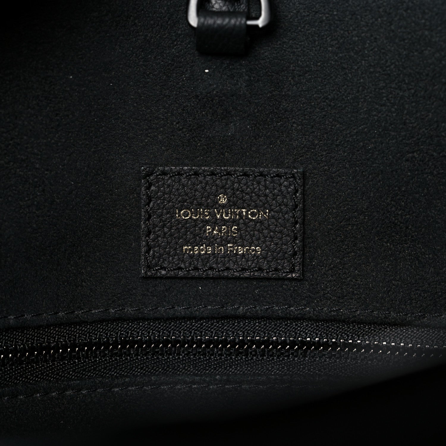 Louis Vuitton Soft Calfskin Lockme Tote MM Black 6 of 12