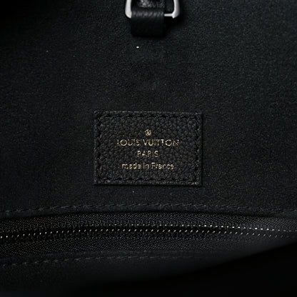 Louis Vuitton Soft Calfskin Lockme Tote MM Black 6 of 12