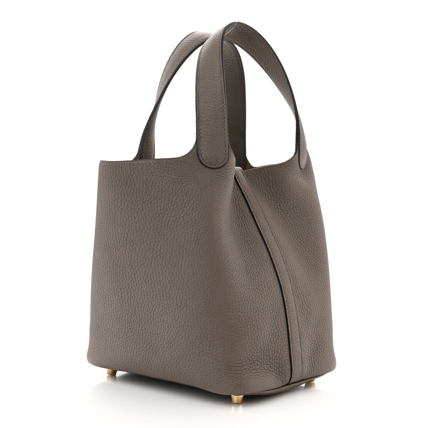 Hermes Taurillon Clemence Picotin Lock 18 PM Etain 3 of 11