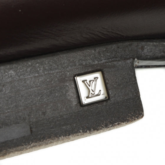 Louis Vuitton Damier Santiago Mens Loafers 10 Brown 9 of 9