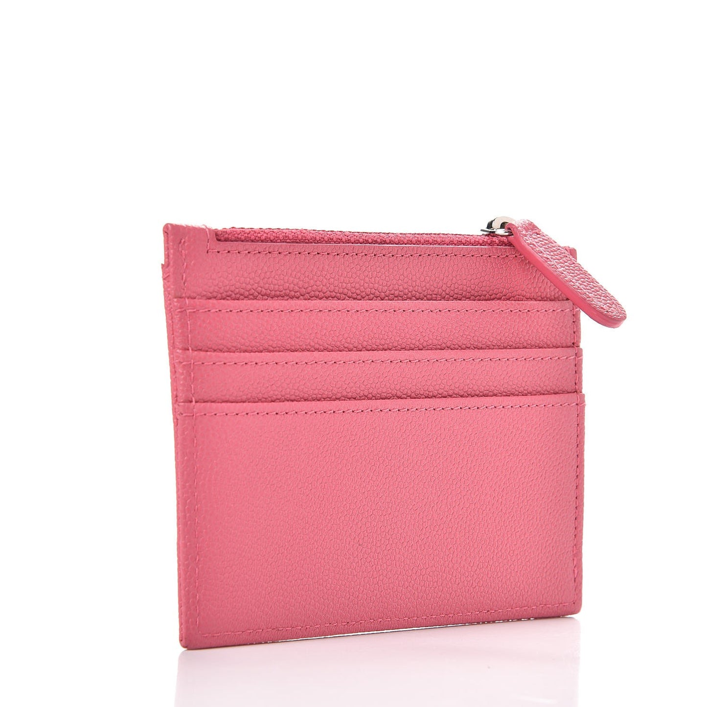 Caviar CC Zip Card Holder Pink