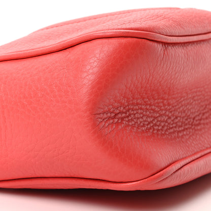 Gucci Pebbled Calfskin Small Soho Disco Bag Tabasco Red 9 of 10