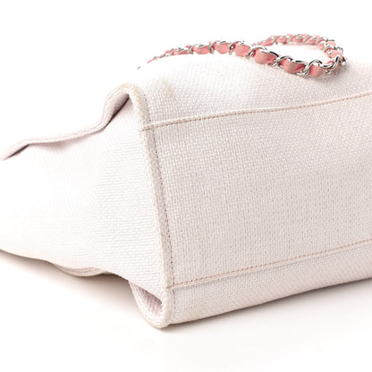 Chanel Canvas Medium Deauville Tote Pink 6 of 11