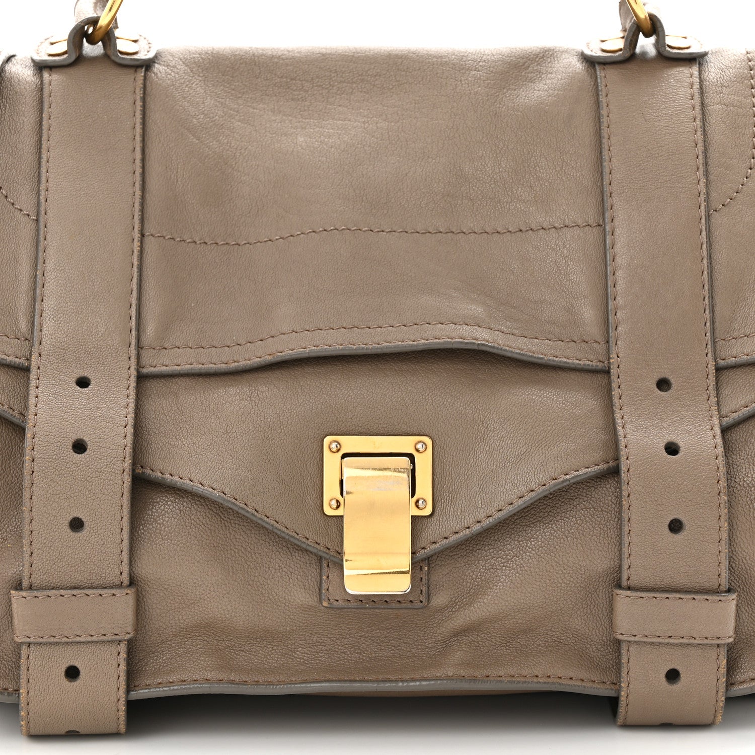 Proenza Schouler Lambskin PS1 Medium Satchel Smoke 8 of 17