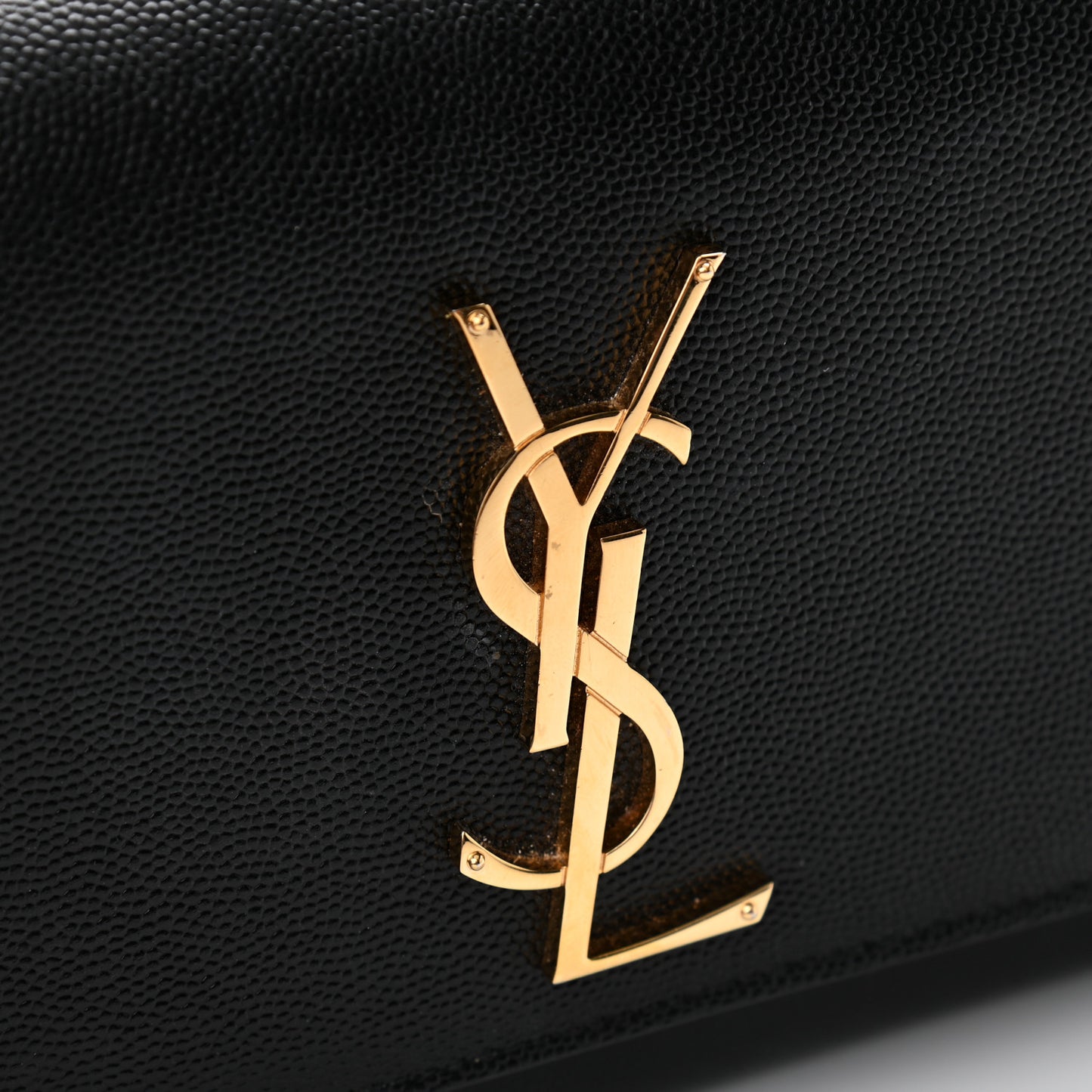 Grain De Poudre Small Monogram Kate Satchel Black