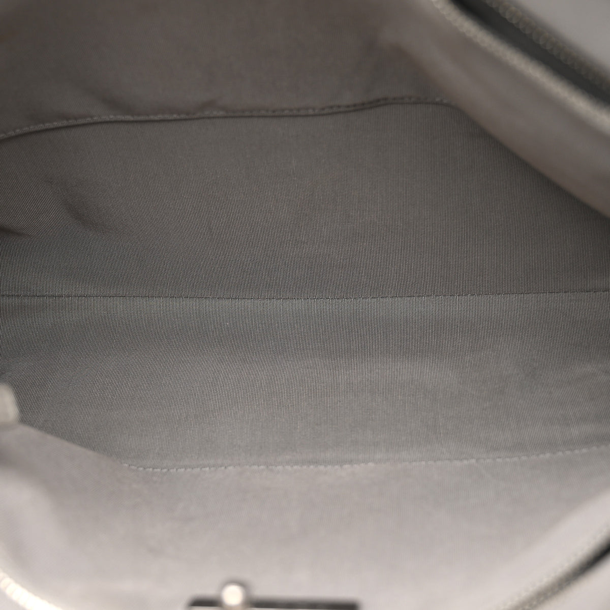 Lambskin Quilted Large 31 Shopping Bag Grey