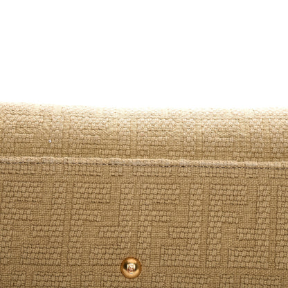 Fendi Corda Zucca Large Peekaboo Iconic Satchel Cognac 11 of 19