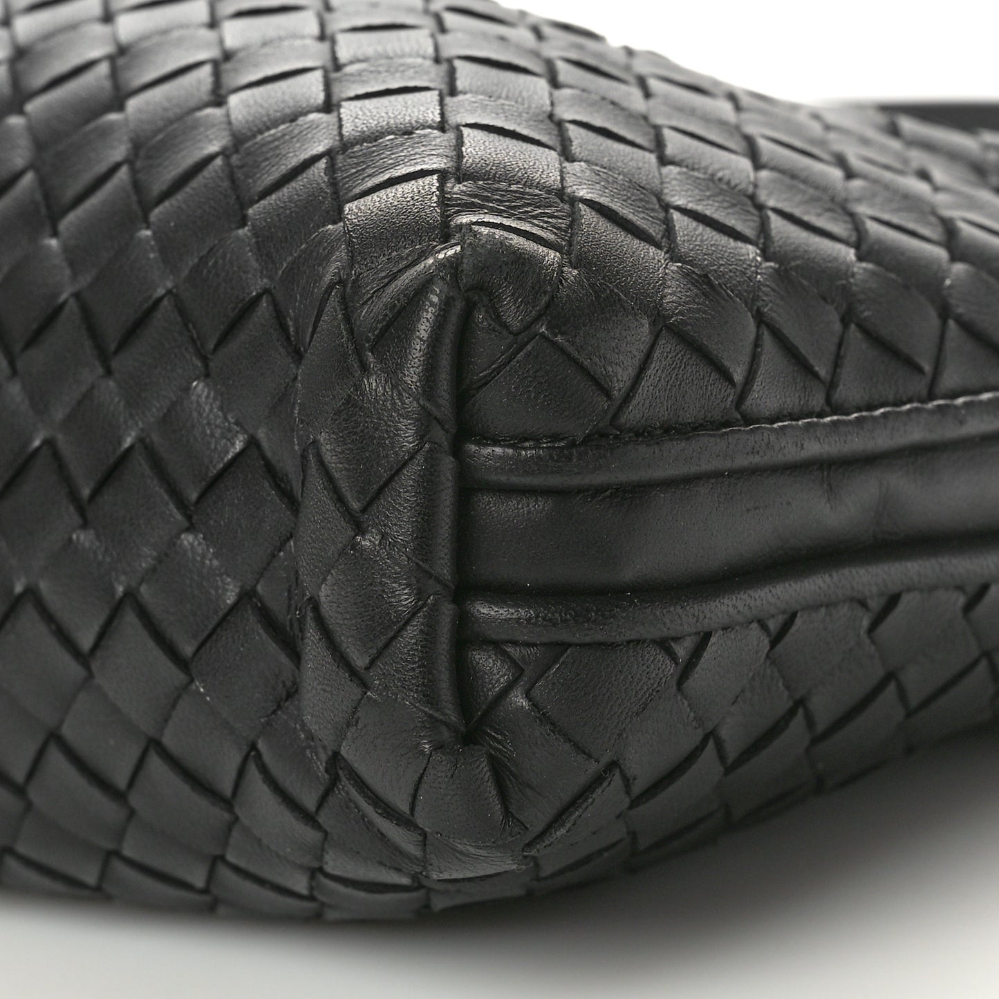 Nappa Intrecciato Nodini Bag Black