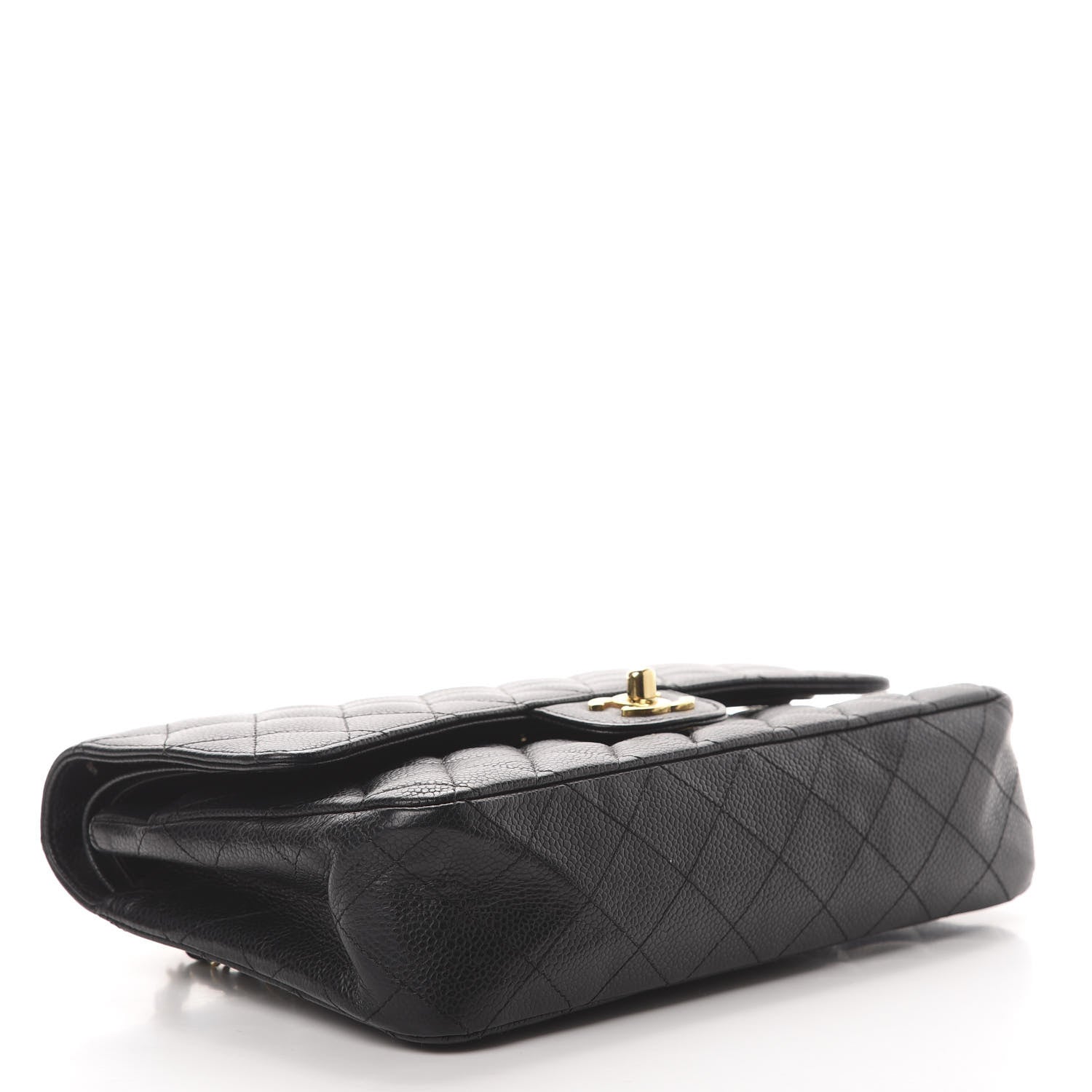 Chanel Caviar Quilted Medium Double Flap Black 4 of 12