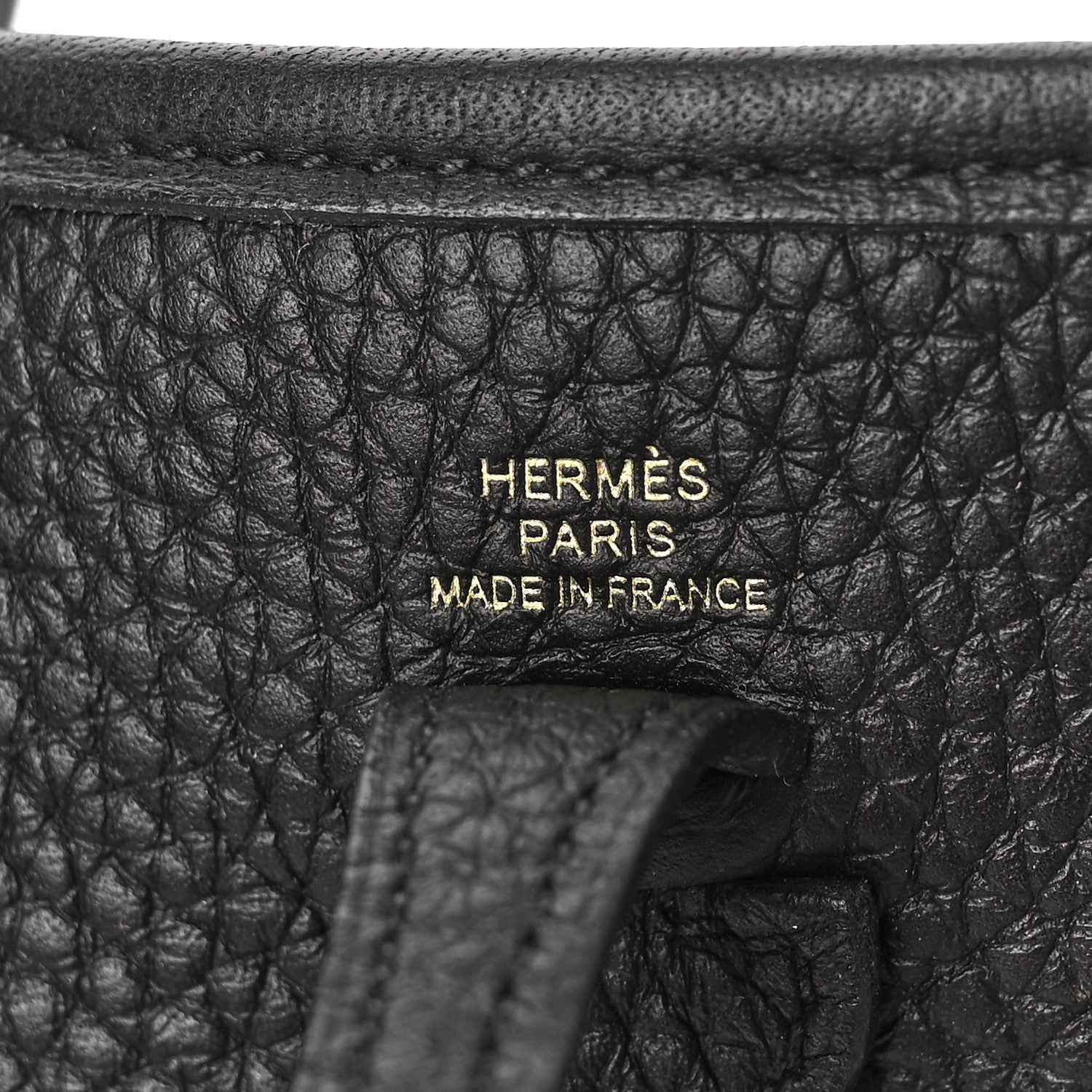 Hermes Taurillon Clemence Evelyne TPM Black 6 of 9