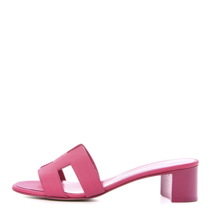 Hermes Epsom Oasis Sandals 37 Rose Pourpre 1 of 11