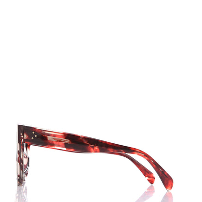 Celine Acetate Aviator Sunglasses CL 40001F Red Havana 2 of 5