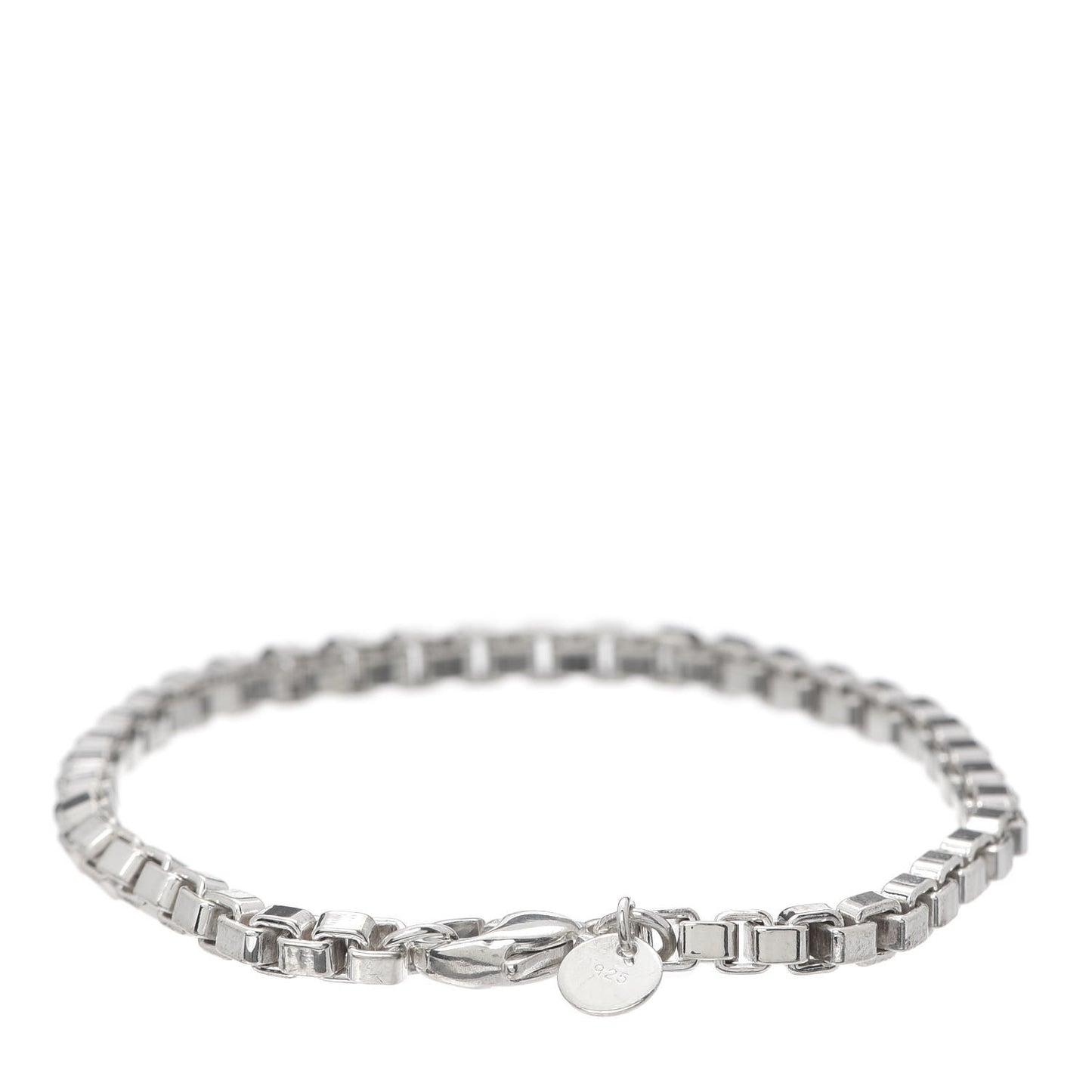 Sterling Silver 4mm Venetian Link Bracelet