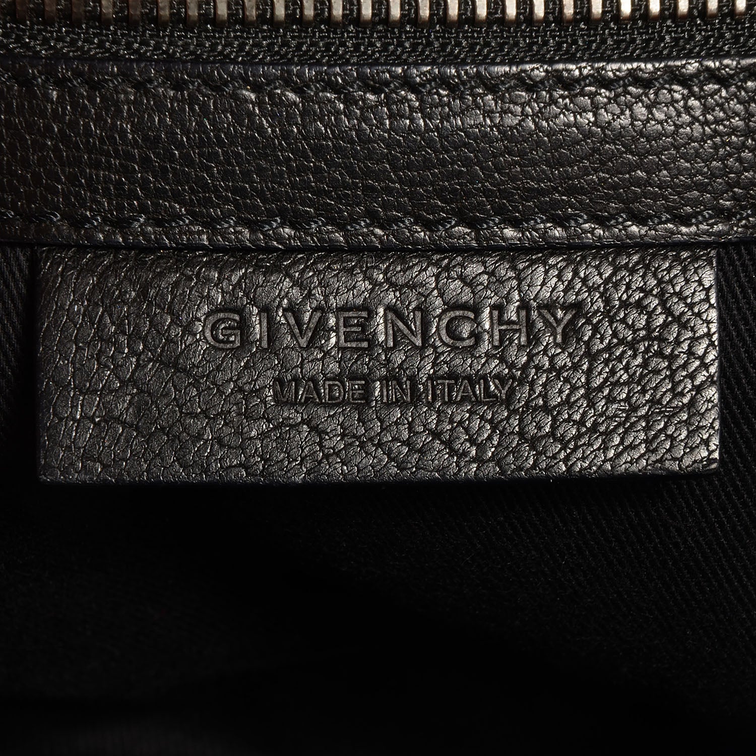 Givenchy Grained Calfskin Obsedia Clutch Black 7 of 8