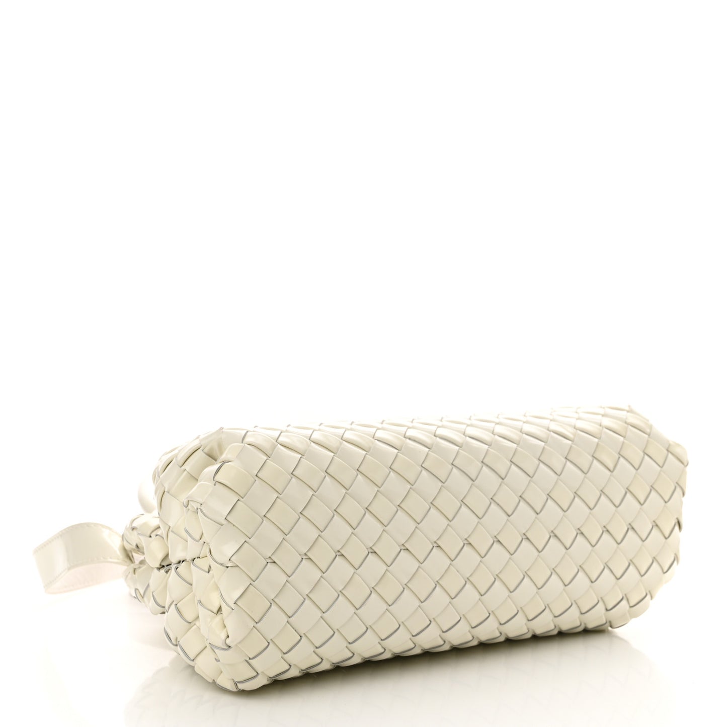 Nappa Intrecciato Small Handle Bag Chalk