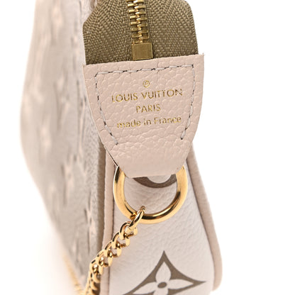 Louis Vuitton Empreinte Spring in the City Mini Pochette Accessories Kaki Beige Cream 6 of 7