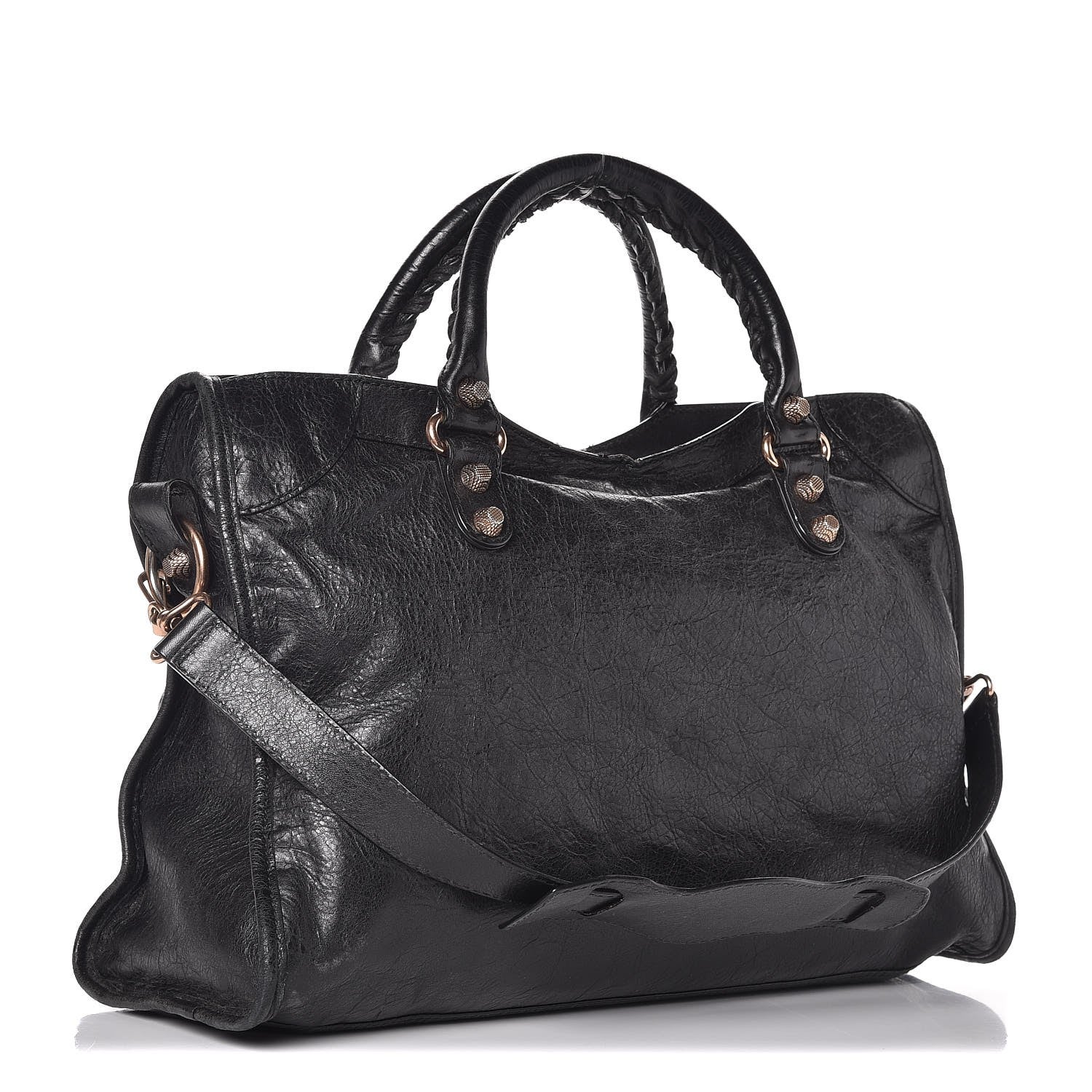 Balenciaga Agneau Giant 12 Rose Gold Hardware City Black 3 of 7