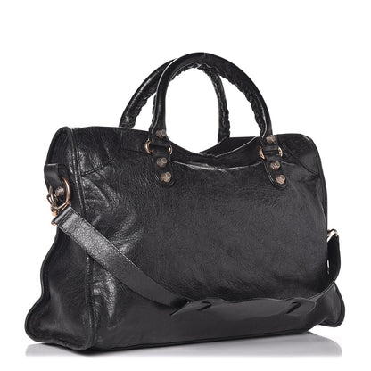 Balenciaga Agneau Giant 12 Rose Gold Hardware City Black 3 of 7