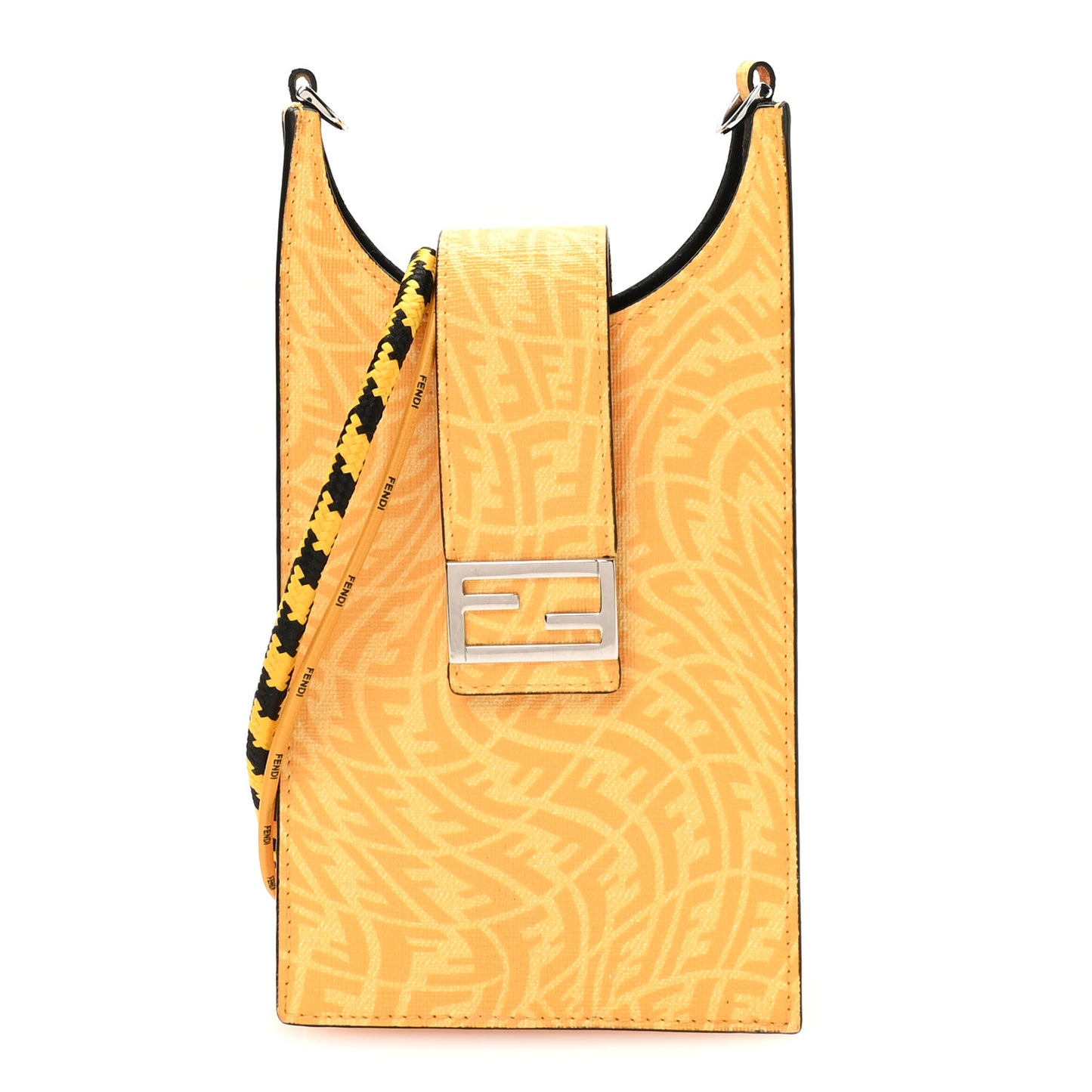 X SARAH COLEMAN Glazed Fabric Micro FF Vertigo Phone Holder Cyber Mimosa