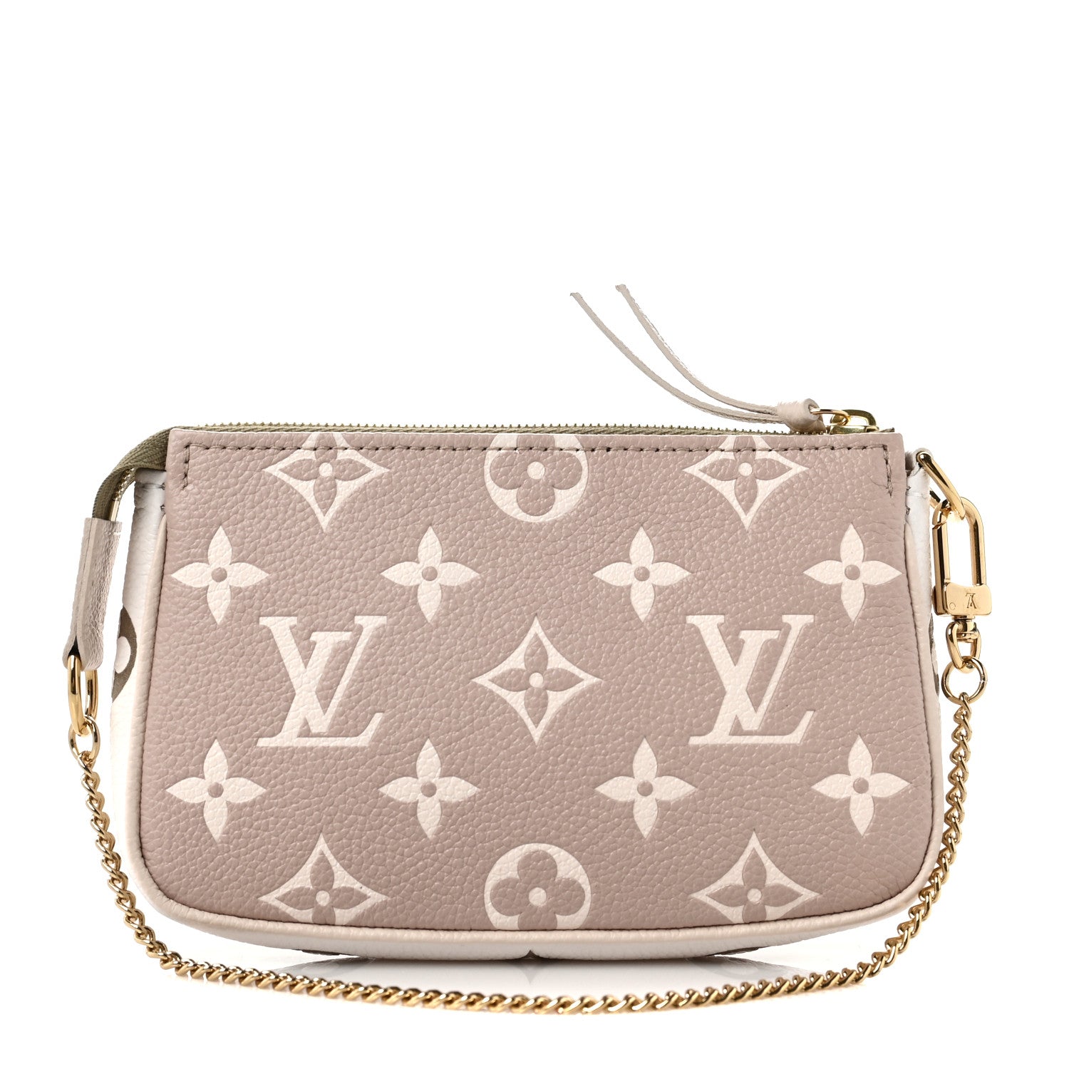 Louis Vuitton Empreinte Spring in the City Mini Pochette Accessories Kaki Beige Cream 1 of 7