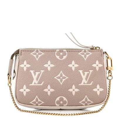 Louis Vuitton Empreinte Spring in the City Mini Pochette Accessories Kaki Beige Cream 1 of 7