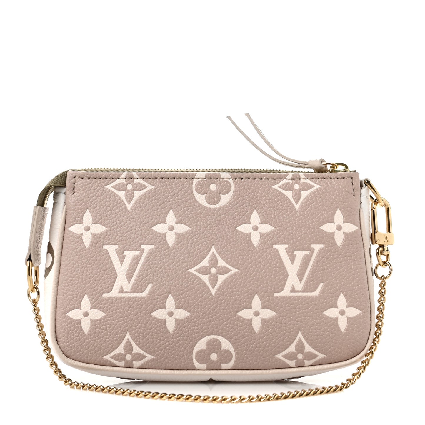 Empreinte Spring in the City Mini Pochette Accessories Kaki Beige Cream