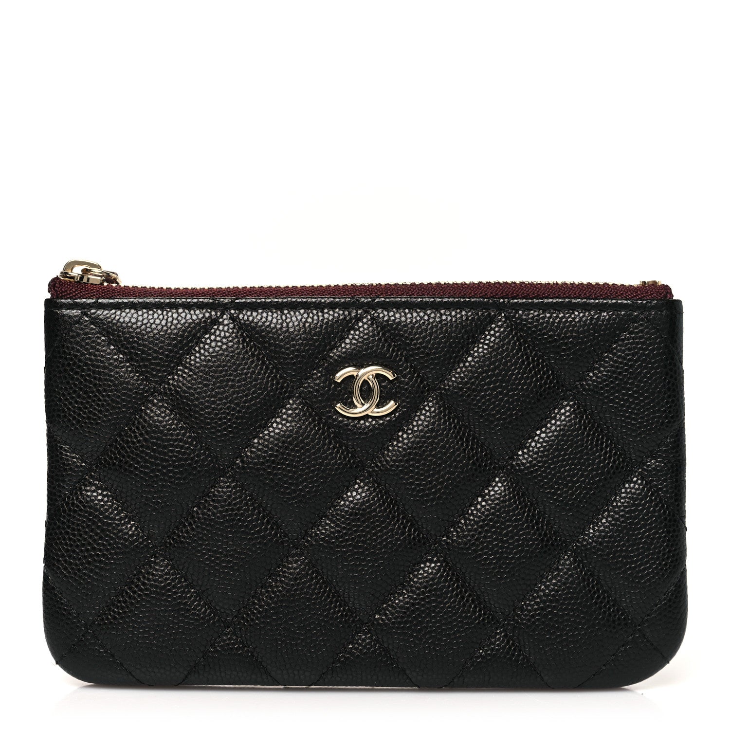 Chanel Caviar Quilted Small Cosmetic Case Black 1 of 9