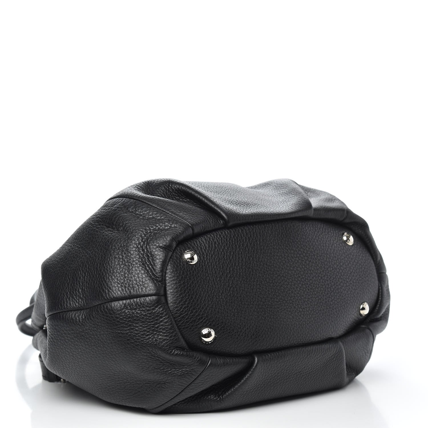 Prada Vitello Daino Satchel Black 4 of 9