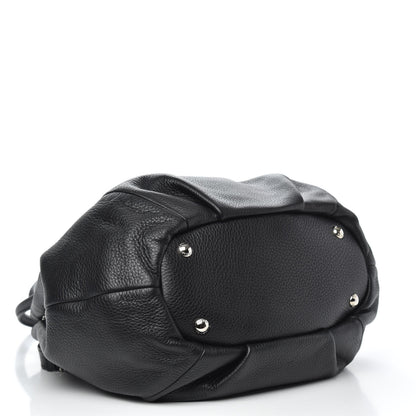 Prada Vitello Daino Satchel Black 4 of 9