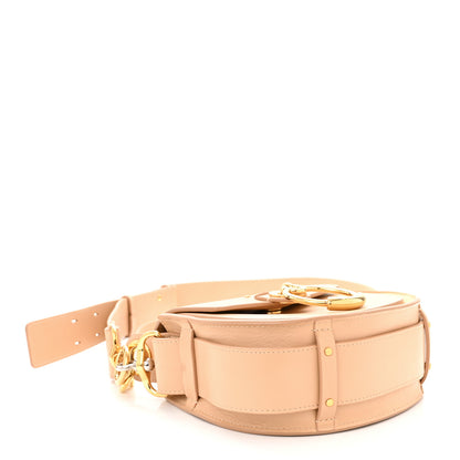 Chloe Calfskin Suede Small Tess Bag Biscuit Pink 4 of 14