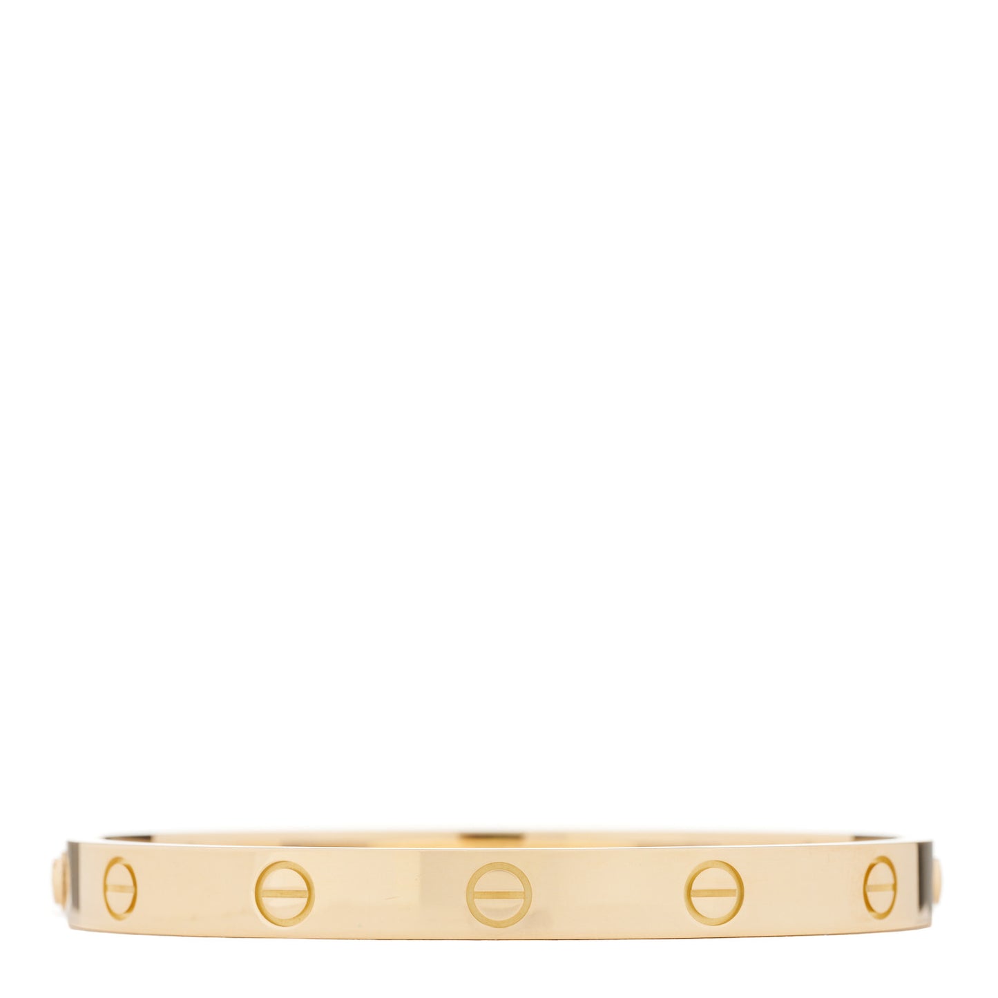 18K Yellow Gold LOVE Bracelet 17