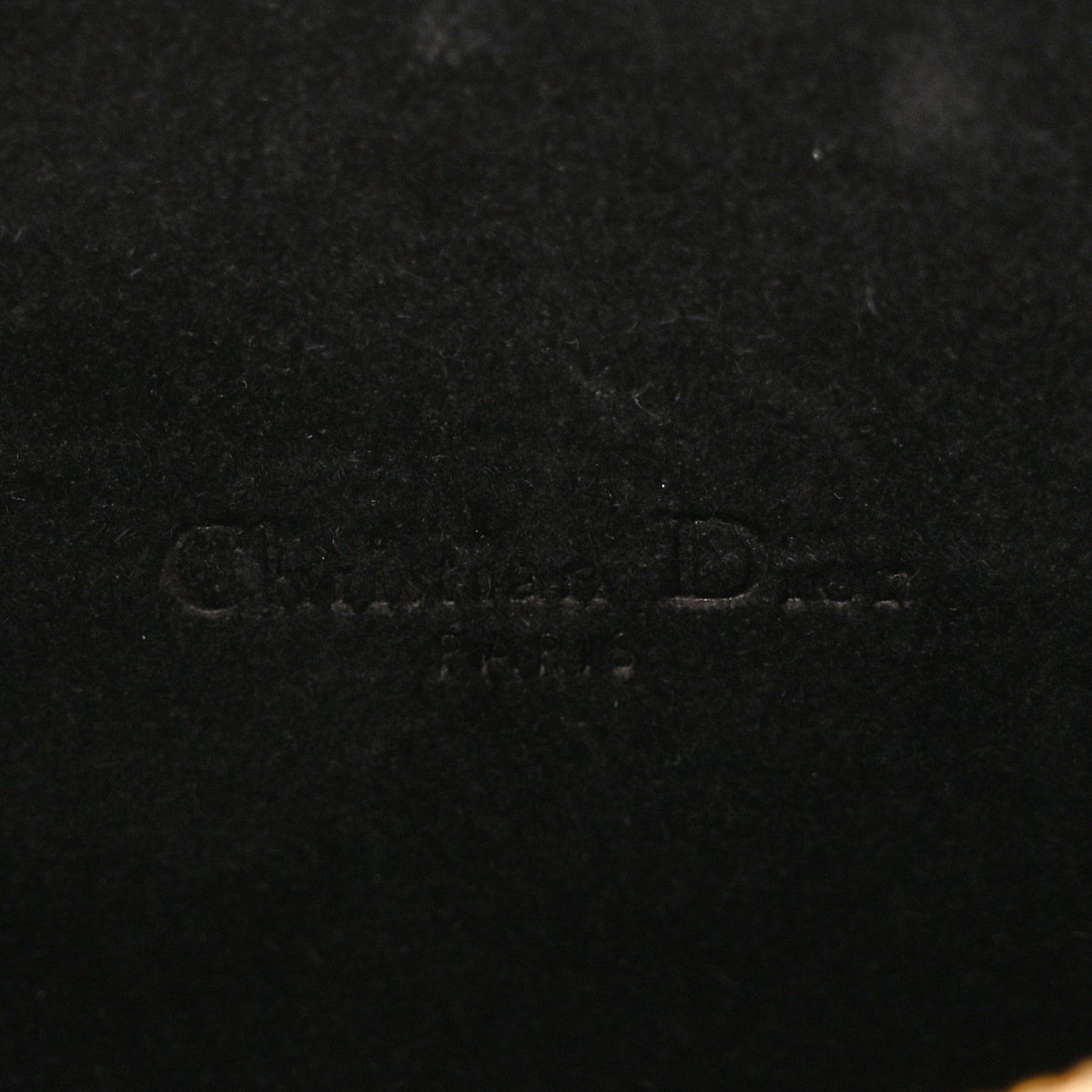 Grained Calfskin Caro Double Pouch Black