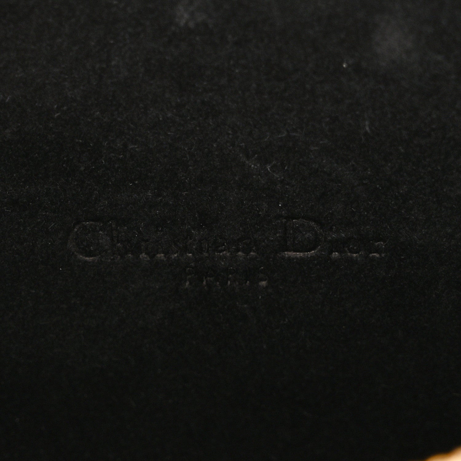 Christian Dior Grained Calfskin Caro Double Pouch Black 6 of 9