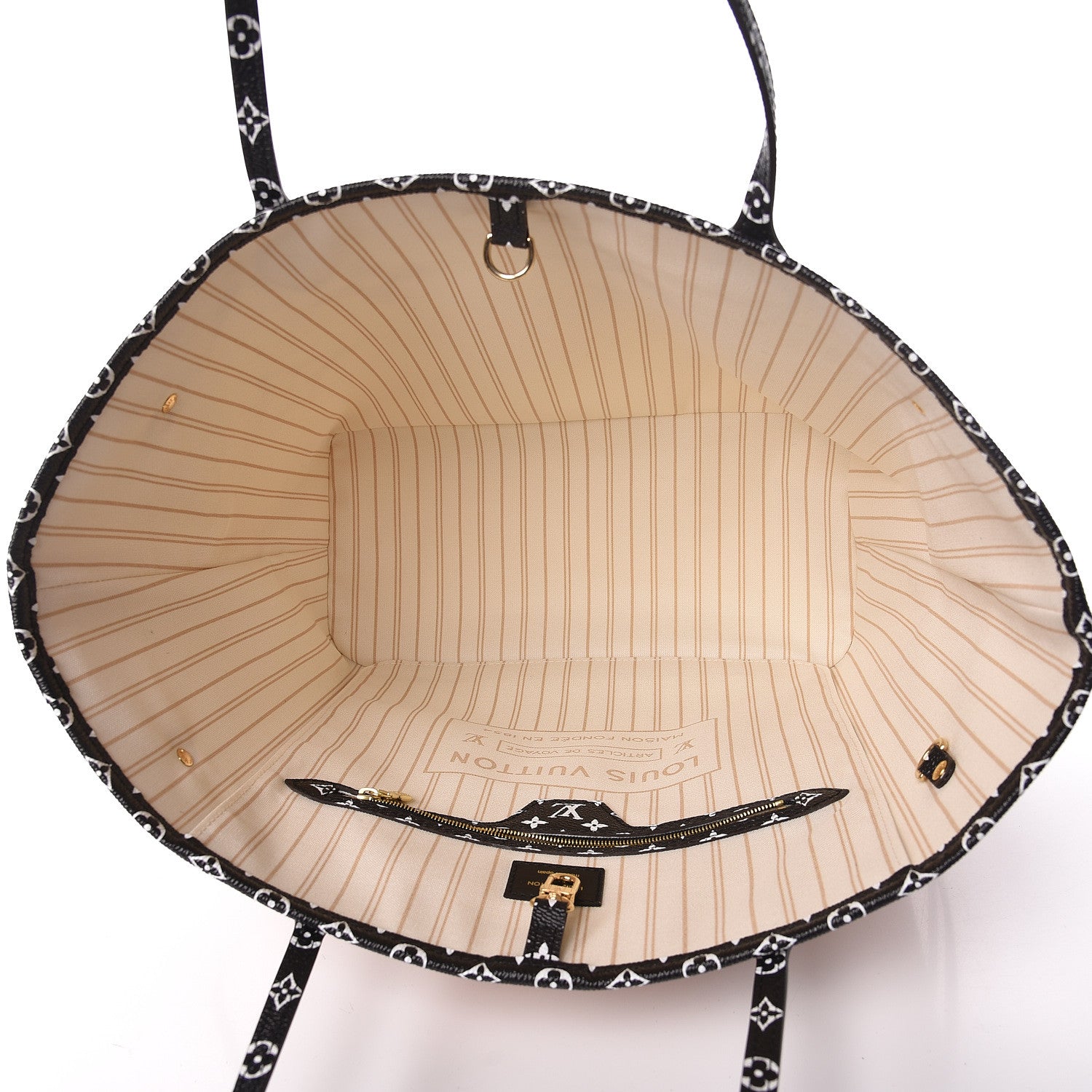 Louis Vuitton Monogram Giant Jungle Neverfull MM Ivory 5 of 10