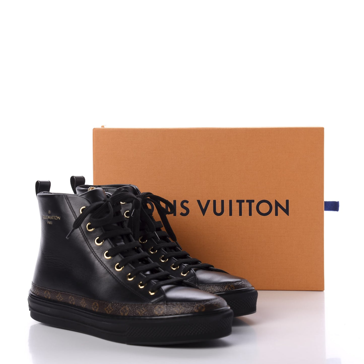 Monogram Stellar Sneaker Boots 37 Black
