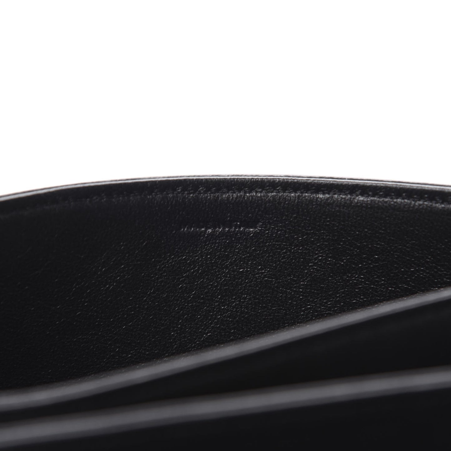 Shiny Calfskin Medium C Bag Black