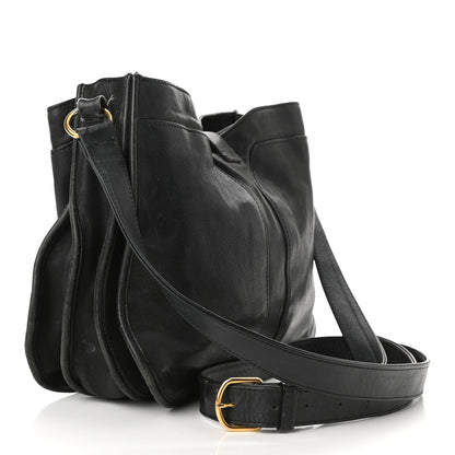 Saint Laurent Sheepskin Small Cabas ChYc Black 3 of 14