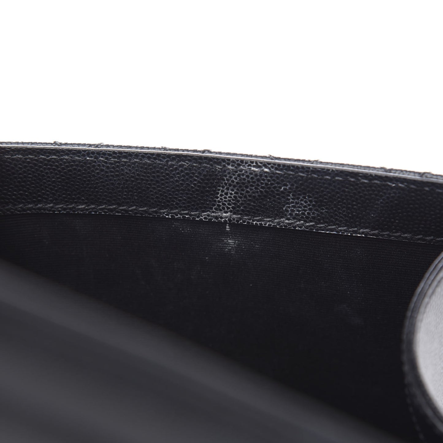 Grain De Poudre Textured Mixed Matelasse Triquilt Medium Monogram Satchel Black