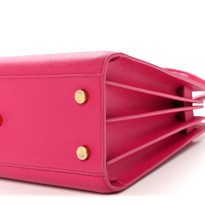 Saint Laurent Calfskin Baby Sac De Jour Fuchsia 9 of 12